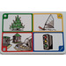 LEGO Creationary Game Card with Christmas Tree